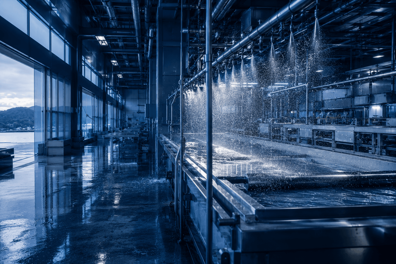 Seafood processing facility